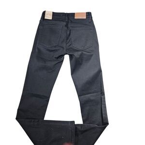 Women's Madewell 8" Black Skinny Jeans Size 24 X 27  Black 5 Pocket Crop